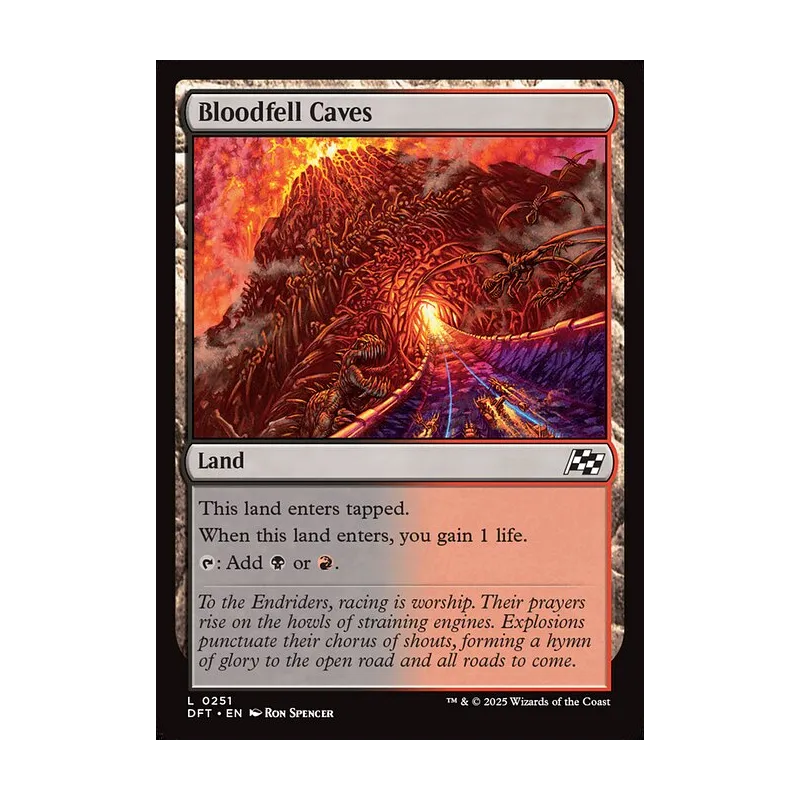 Bloodfell Caves | Aetherdrift MTG