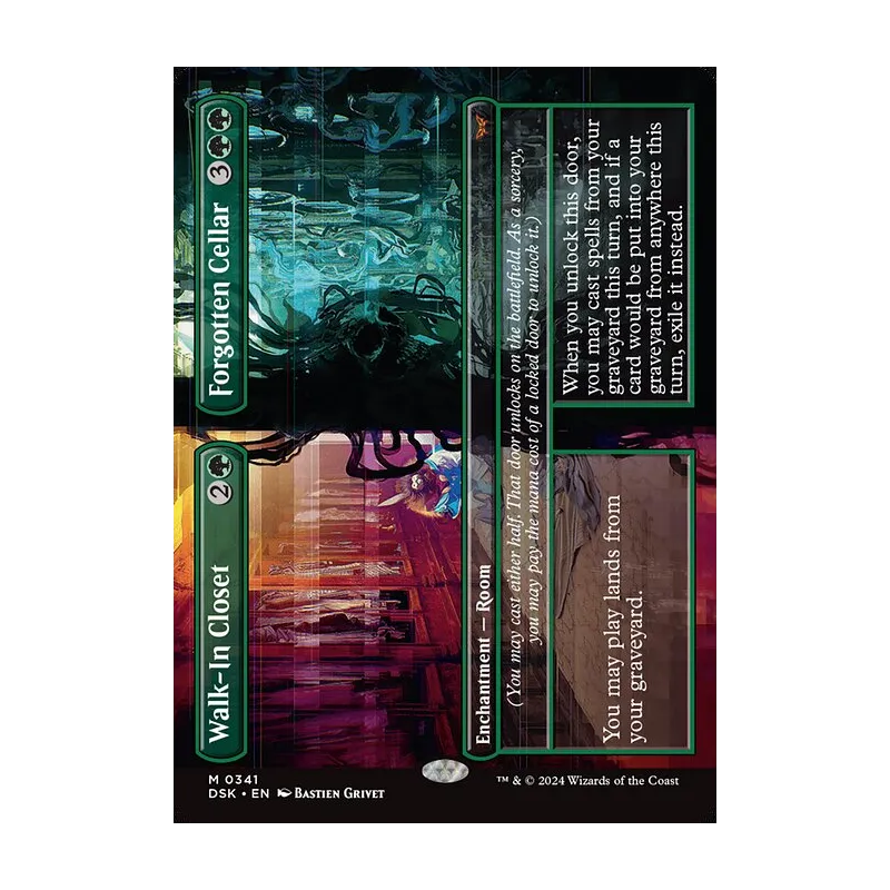 Walk-In Closet // Forgotten Cellar (Borderless) - Duskmourn: House of Horror (Near Mint)