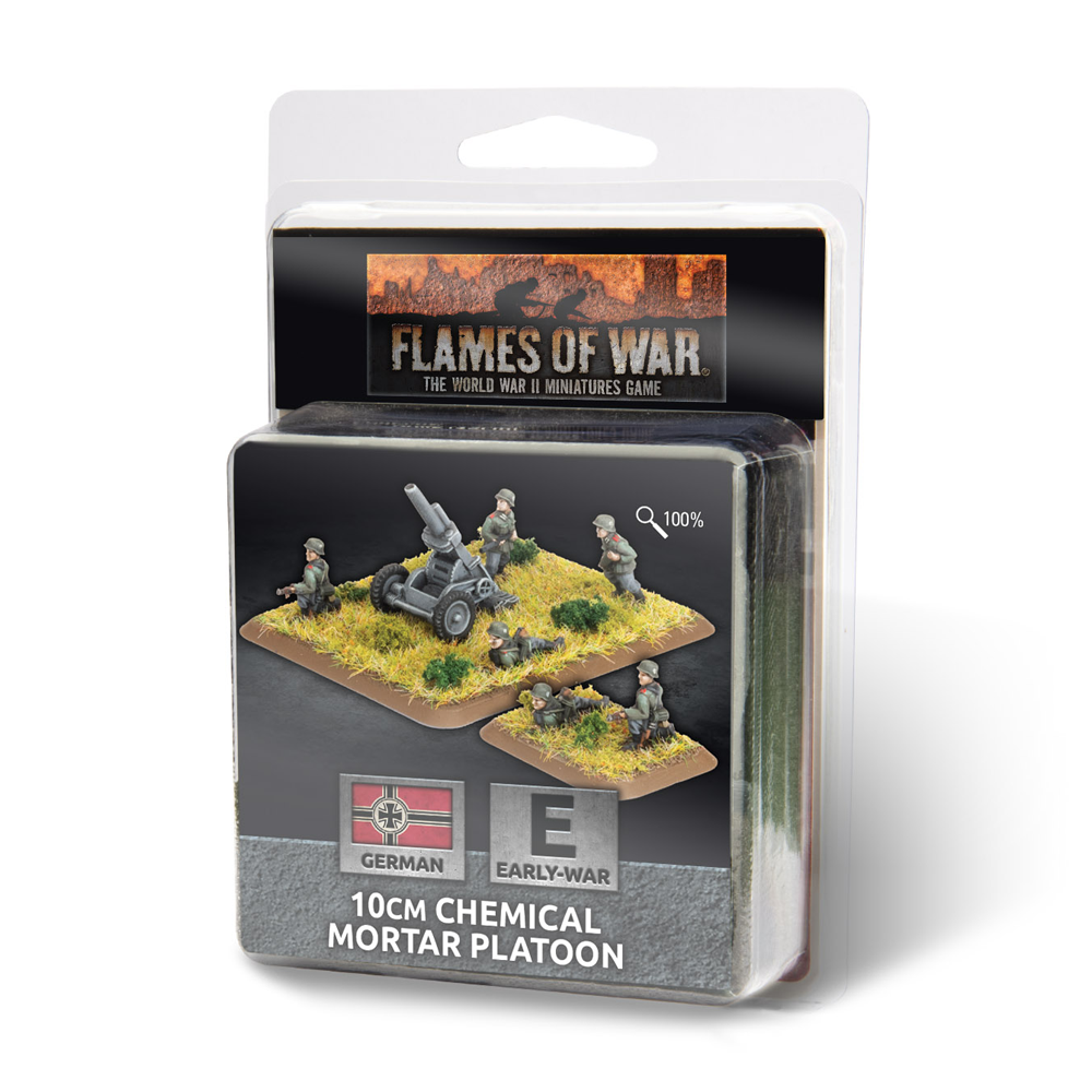 Flames of War WW2: German - 10cm Chemical Mortar Platoon (Preorder)