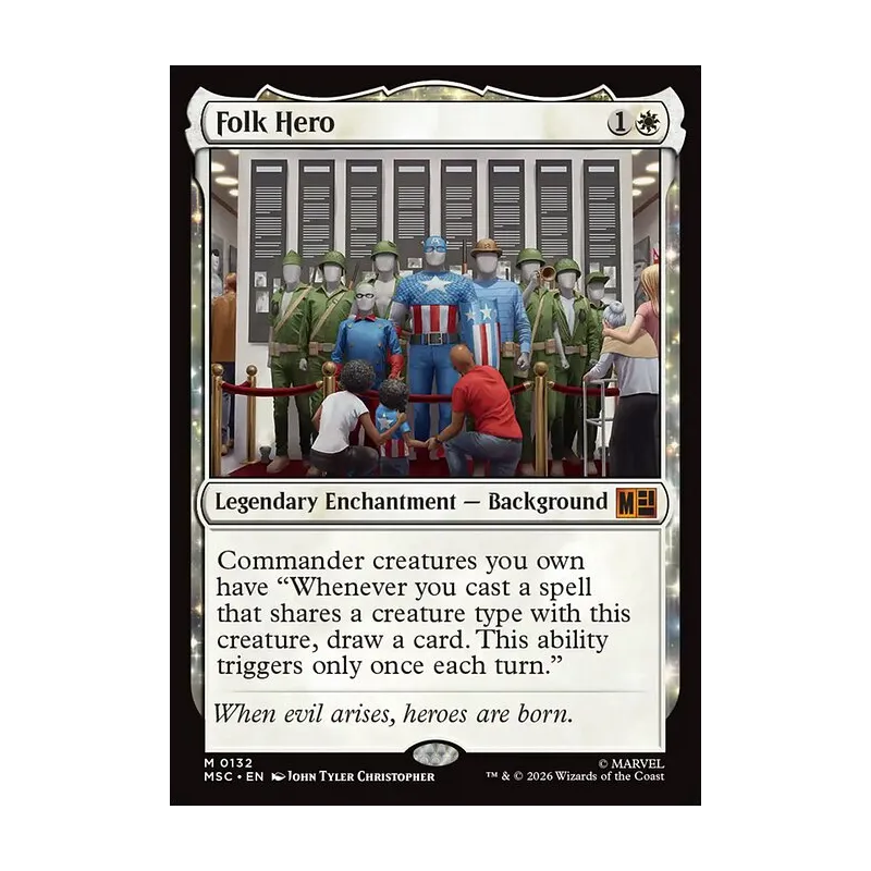 Folk Hero (Surge Foil) - Marvel Super Heroes Commander (Foil Near Mint)