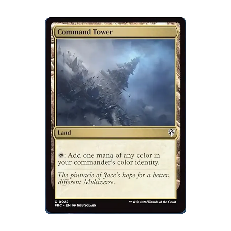 Command Tower - Reality Fracture Commander (Near Mint)
