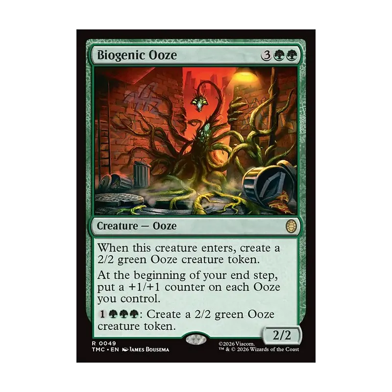 Biogenic Ooze (Surge Foil) - Teenage Mutant Ninja Turtles Commander (Foil Near Mint)