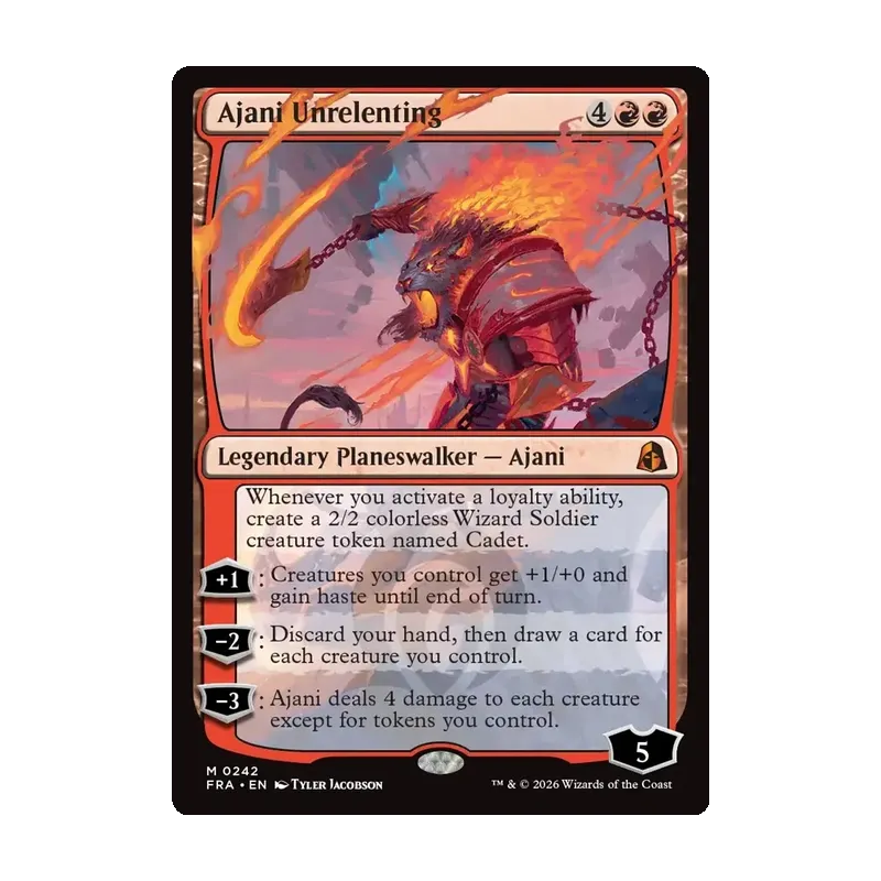 Ajani Unrelenting - Reality Fracture (Near Mint)
