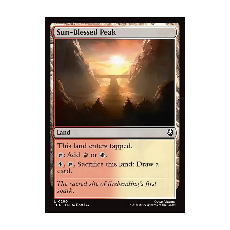 Sun-Blessed Peak - Avatar: The Last Airbender (Near Mint)
