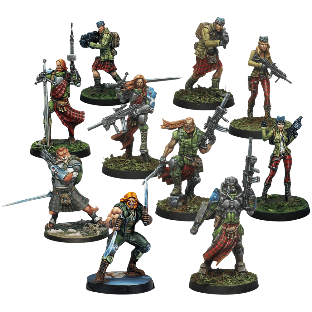 Infinity: Ariadna - Caledonian Combat Force Repack Alpha (Preorder)
