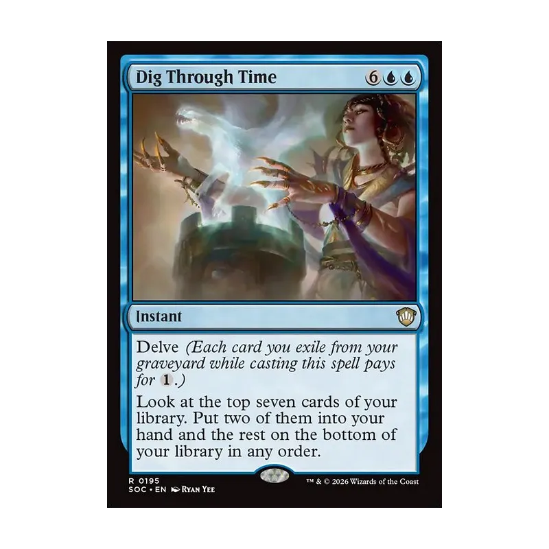 Dig Through Time - Secrets of Strixhaven Commander (Near Mint)