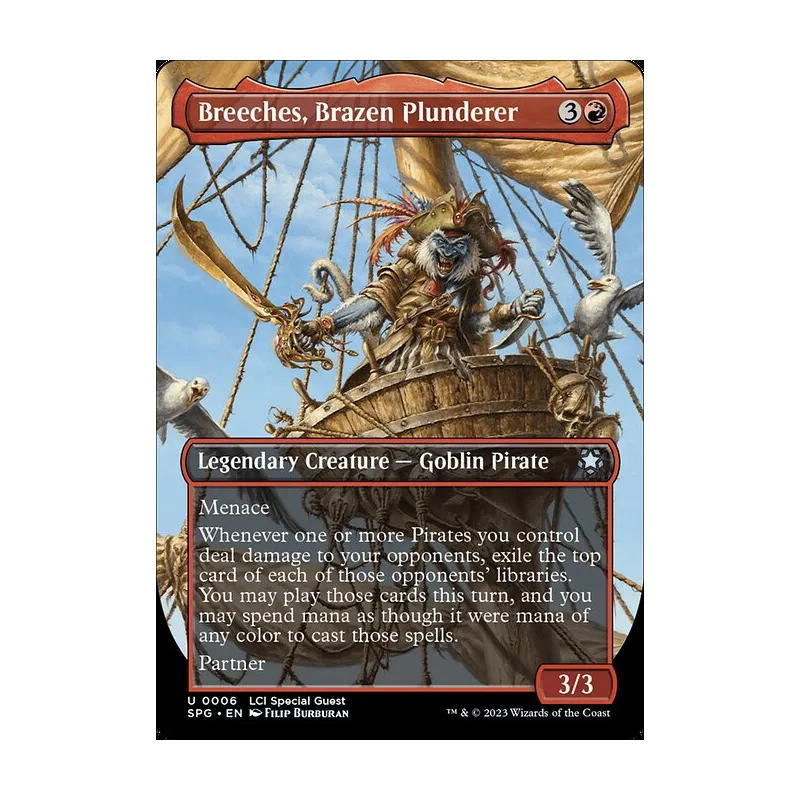 Breeches, Brazen Plunderer (Borderless) - Special Guests (Near Mint)