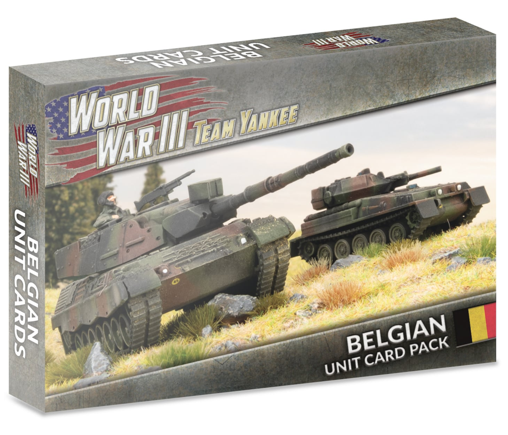 WWIII Team Yankee: Belgian - Unit Card Pack