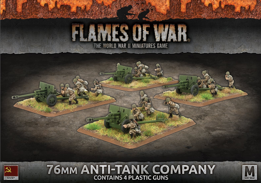 Flames of War WW2: Soviet - 76mm Anti-Tank Company
