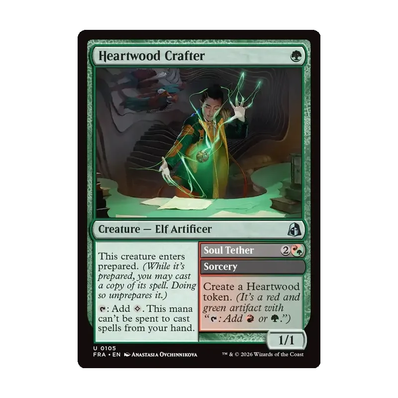 Heartwood Crafter // Soul Tether - Reality Fracture (Near Mint)
