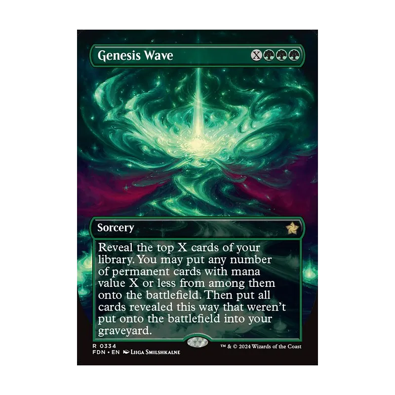 Genesis Wave (Borderless) - Foundations (Near Mint)