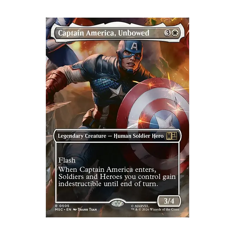 captain america card mtg Secret Lair: Secret Lair x Marvel's (Non-Foil Edition) : Toys & Games attach up to one target Equipment you control to Captain America. SLD] Captain America bonus card