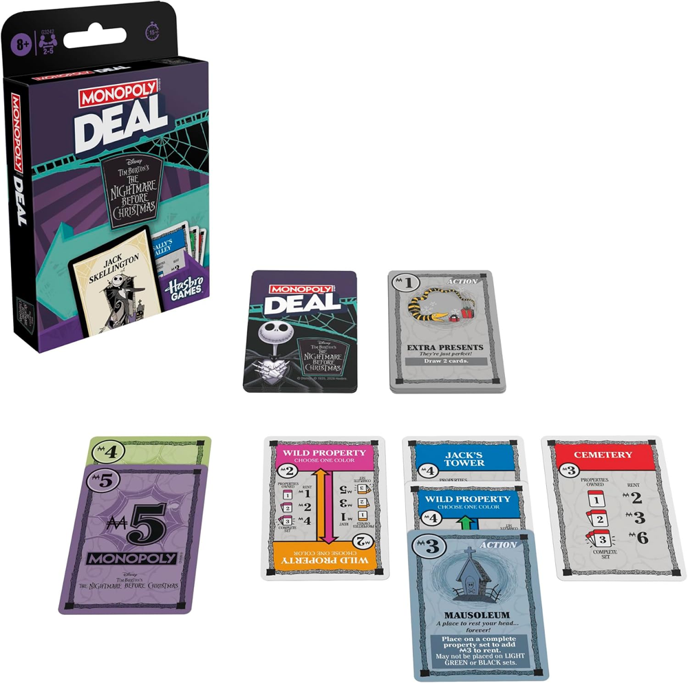 Monopoly Deal: Nightmare Before Christmas (Preorder)