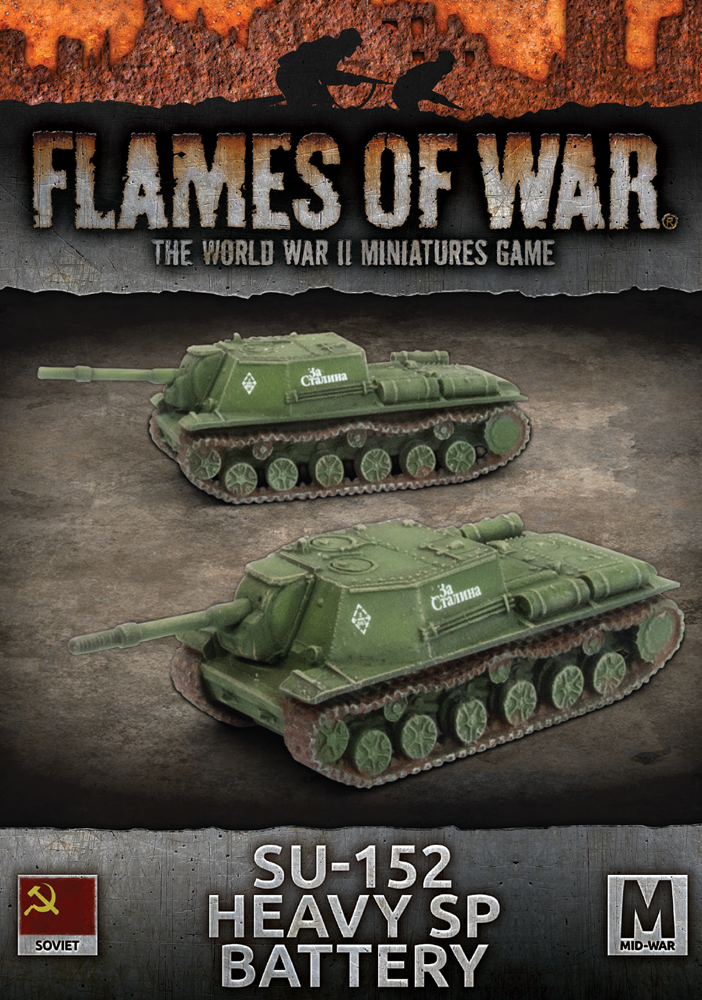 Flames of War WW2: Soviet - SU-152 Heavy SP Battery