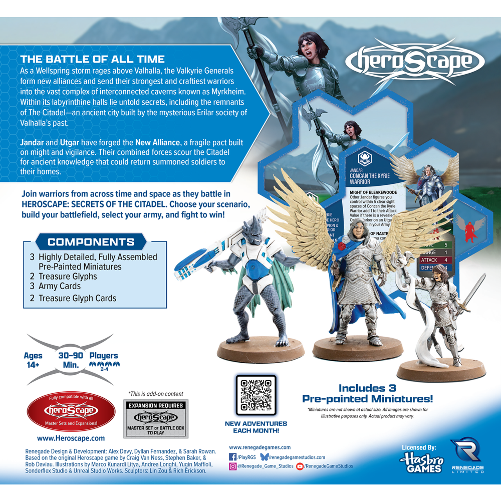 Heroscape: Paragons of the New Alliance Army Expansion (Pre-Painted) (Preorder)