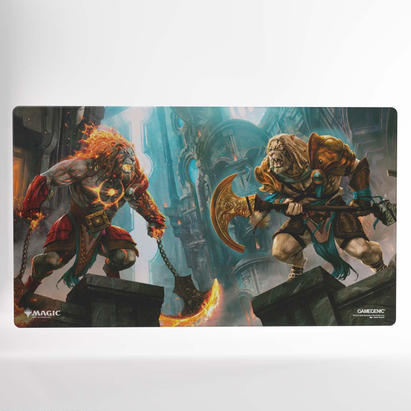 MTG Shiny Playmat: Reality Fracture - Ajani, Path of Vengeance / Counterattack Leader (Preorder)