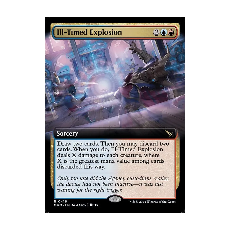 Ill-Timed Explosion (Extended Art) - Murders at Karlov Manor (Near Mint)