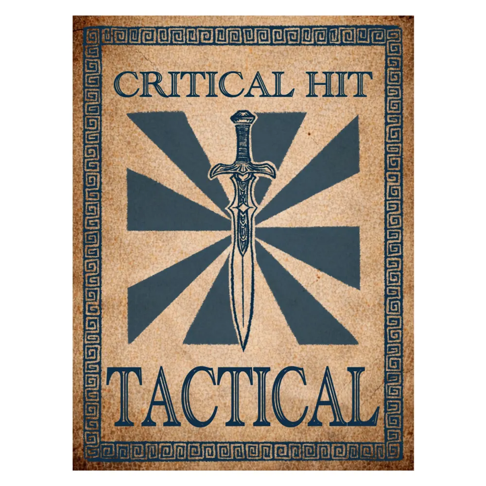 Critical Hit Deck: Tactical (D&D 5E Compatible) (Preorder)