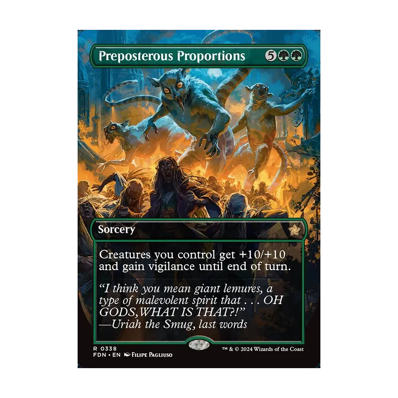 Preposterous Proportions (Borderless) - Foundations (Near Mint)