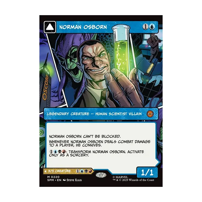 Norman Osborn // Green Goblin (Borderless) - Marvel's Spider-Man (Near Mint)