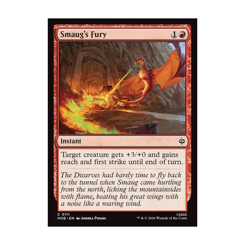 Smaug's Fury - The Hobbit (Near Mint)