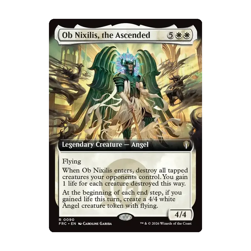 Ob Nixilis, the Ascended (Extended Art) - Reality Fracture Commander (Near Mint)