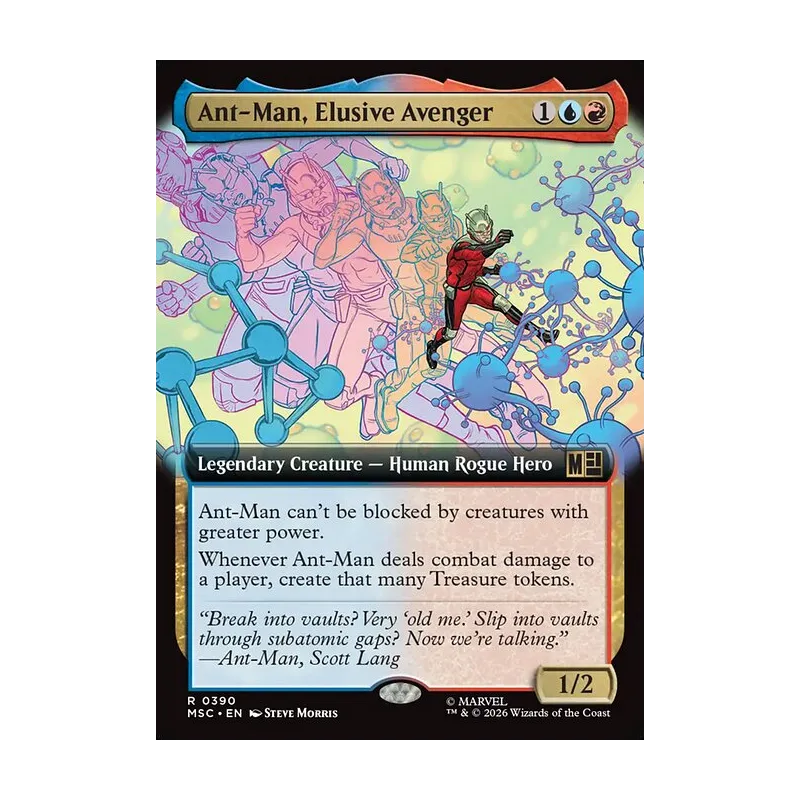 Ant-Man, Elusive Avenger (Extended Art) - Marvel Super Heroes Commander (Near Mint)