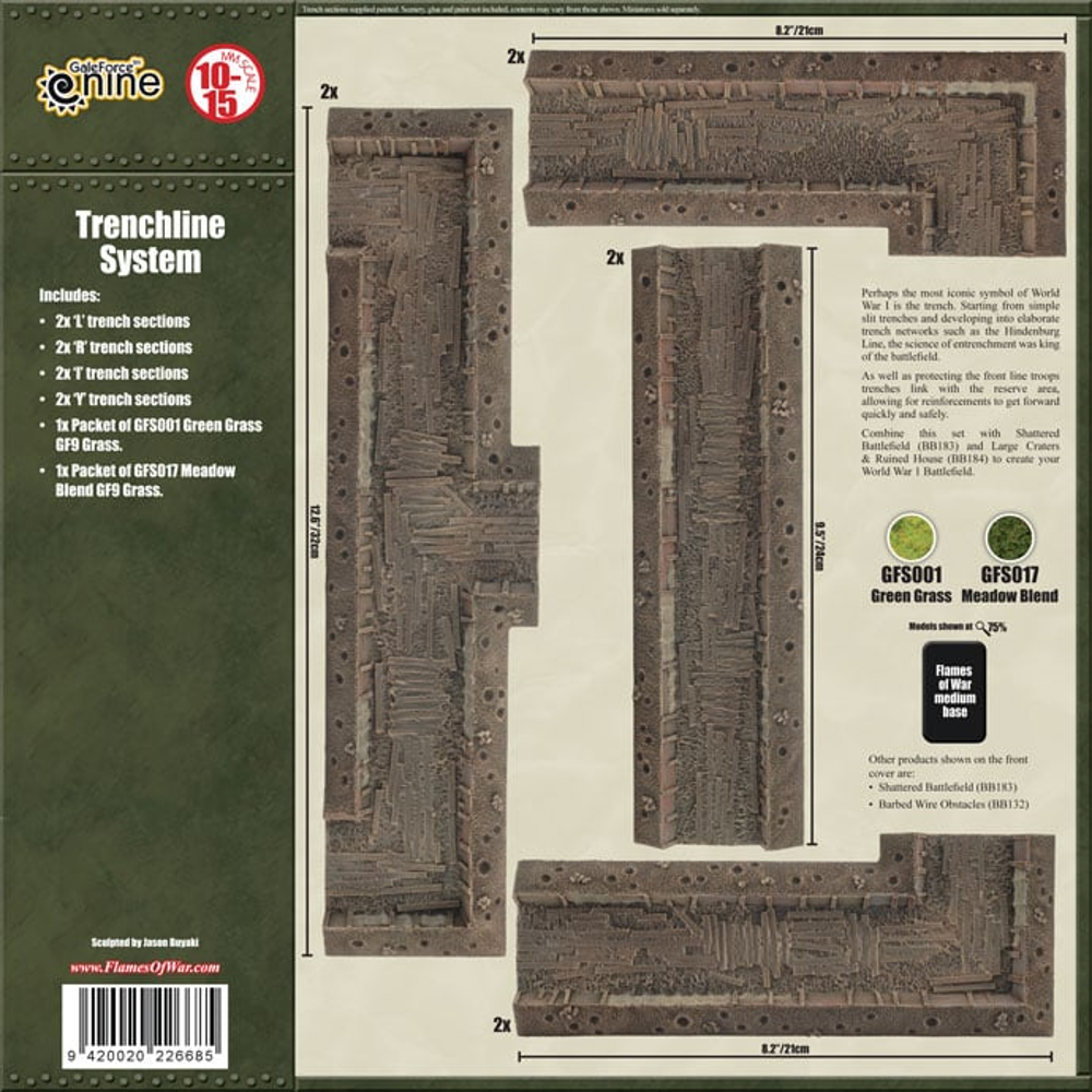 Flames of War: Battlefield in a Box - Trenchline System