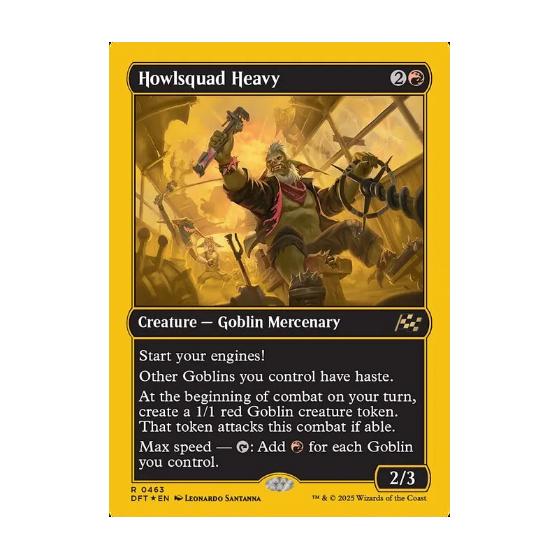 Howlsquad Heavy (First-Place Foil) - Aetherdrift (Foil Near Mint)