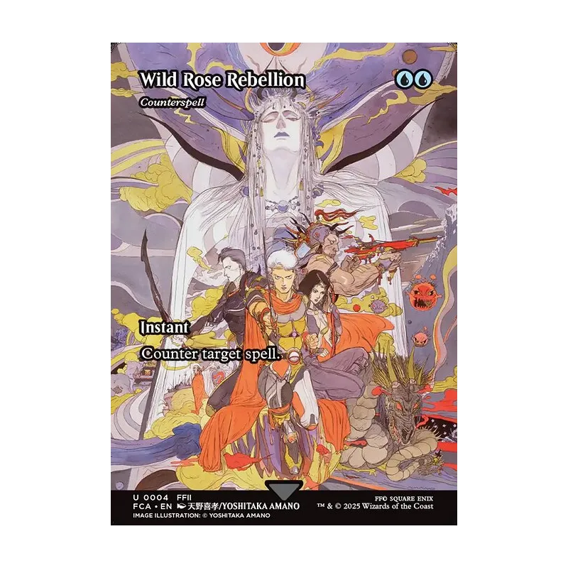 mtg final fantasy wild rose rebellion Sacrifice that token at the beginning of the next upkeep. Foil Wild Rose Rebellion (counterspell)