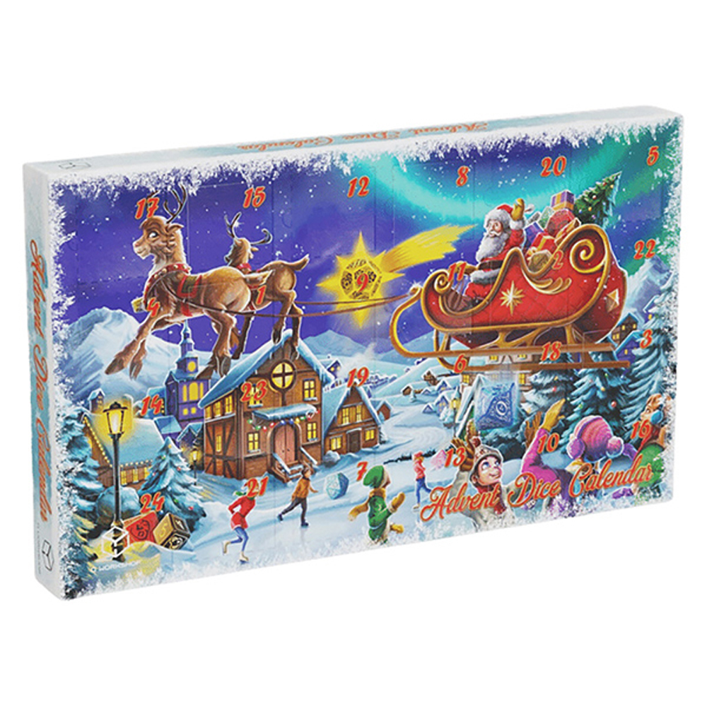 Q-Workshop Advent Dice Calendar (Santa in Sleigh)
