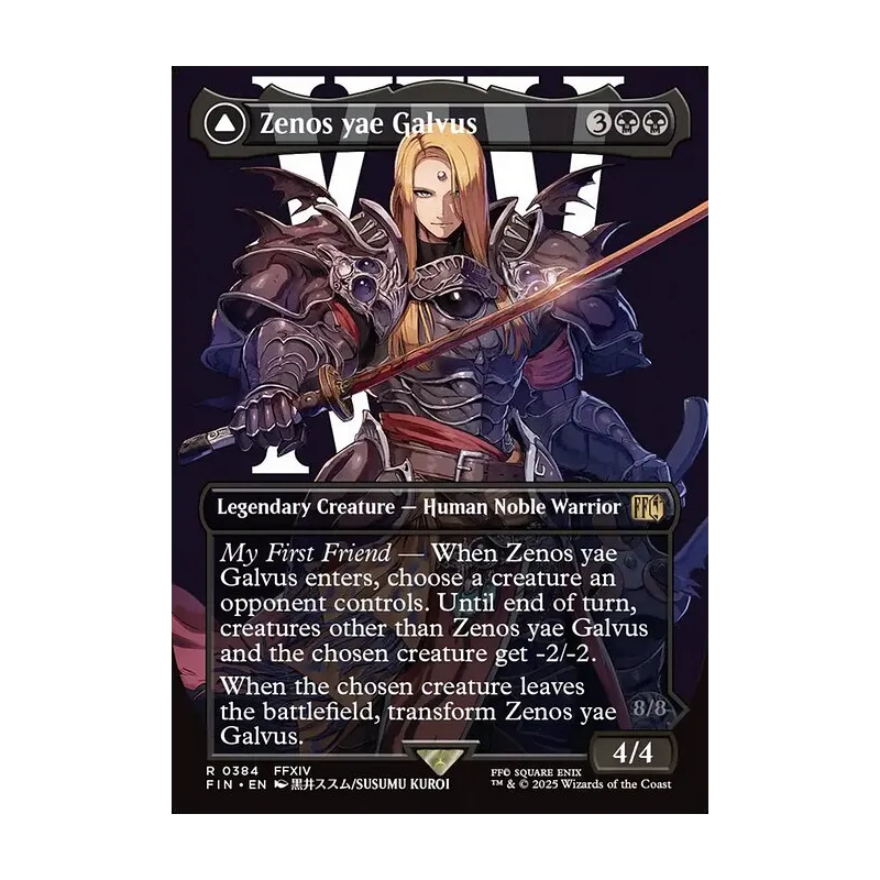 Zenos yae Galvus // Shinryu, Transcendent Rival (Borderless) - Final Fantasy (Near Mint)
