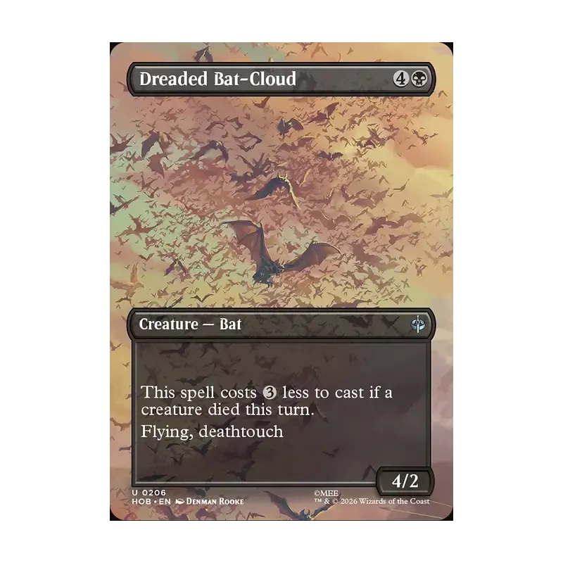 Dreaded Bat-Cloud (Borderless) - The Hobbit (Near Mint)