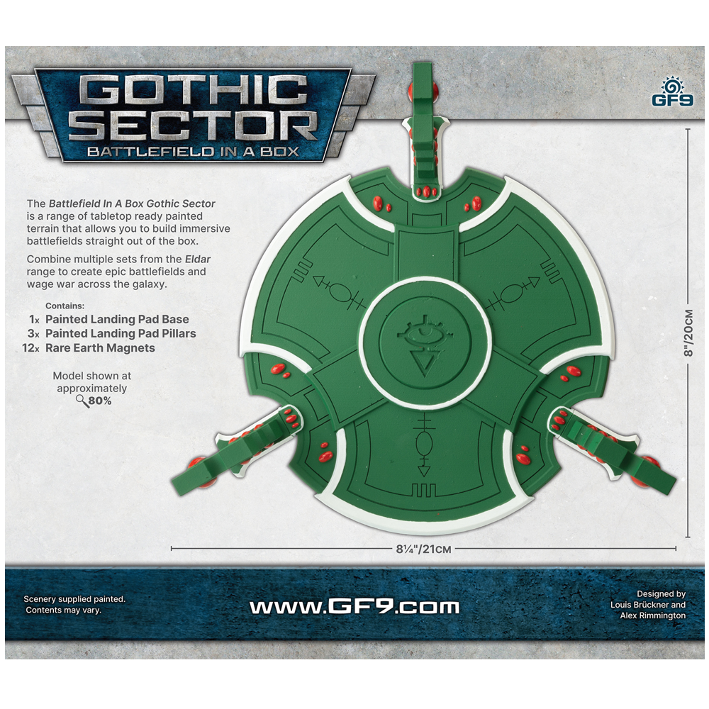 Battlefield in a Box: Gothic Sector: Eldar - Landing Pad