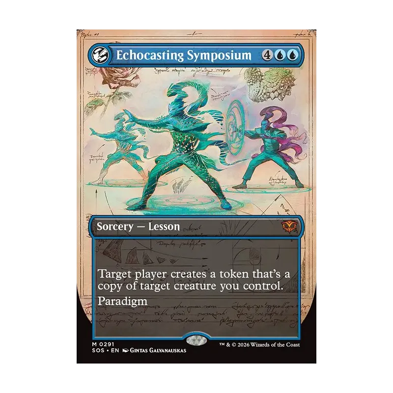 Echocasting Symposium (Borderless) - Secrets of Strixhaven (Near Mint)