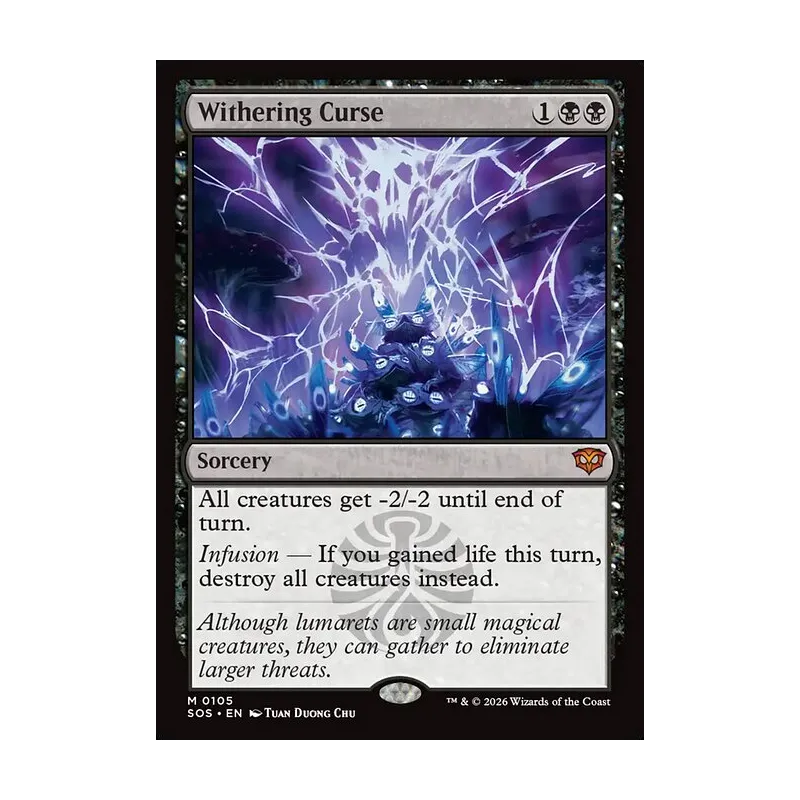 Withering Curse - Secrets of Strixhaven (Near Mint)