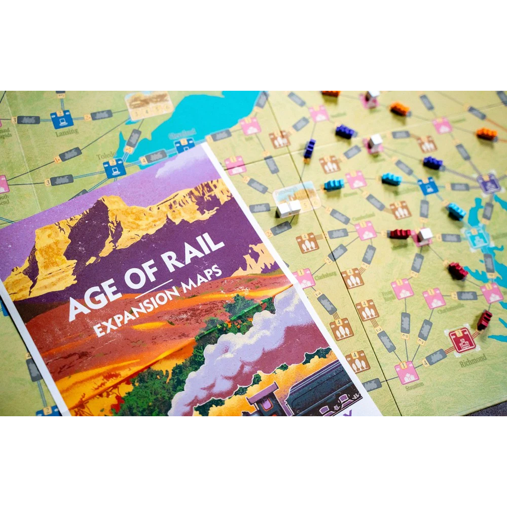 Age of Rail: South Africa - Allegheny & La Pampa Expansion Map (Preorder)