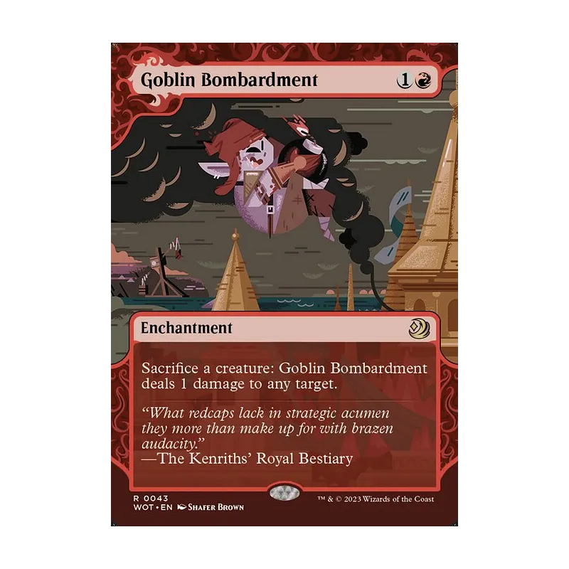 Goblin Bombardment - Wilds of Eldraine: Enchanting Tales (Near Mint)
