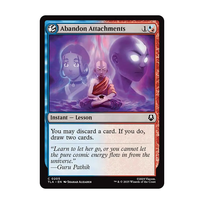 Abandon Attachments - Avatar: The Last Airbender (Near Mint)