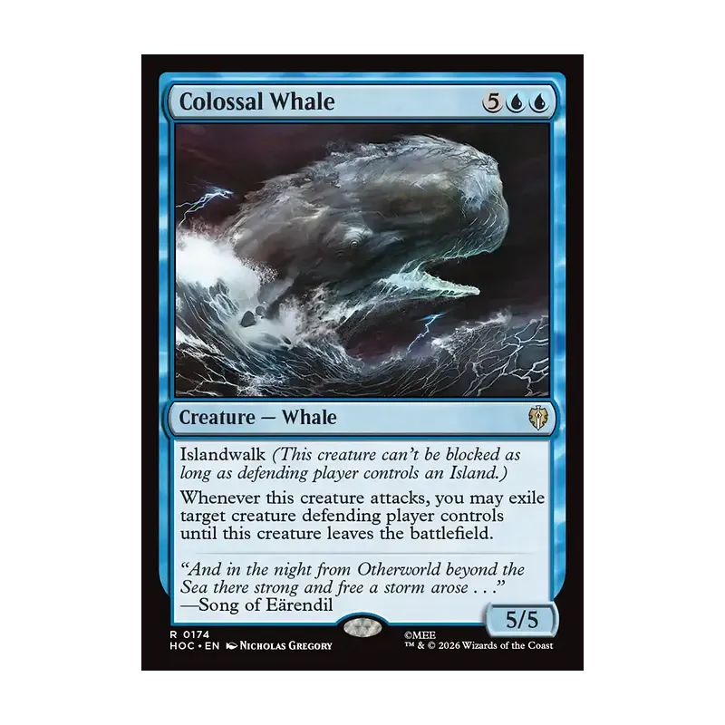 Colossal Whale - The Hobbit Eternal (Near Mint)