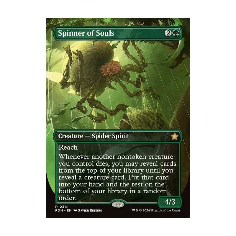 Spinner of Souls (Borderless) - Foundations (Near Mint)