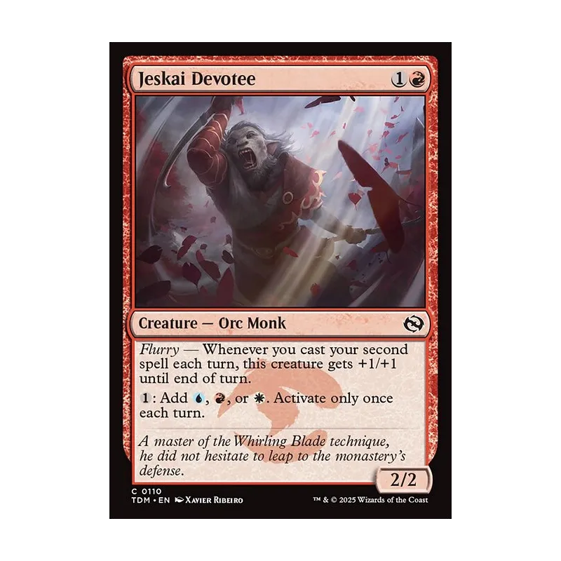 Jeskai Devotee - Tarkir: Dragonstorm (Near Mint)