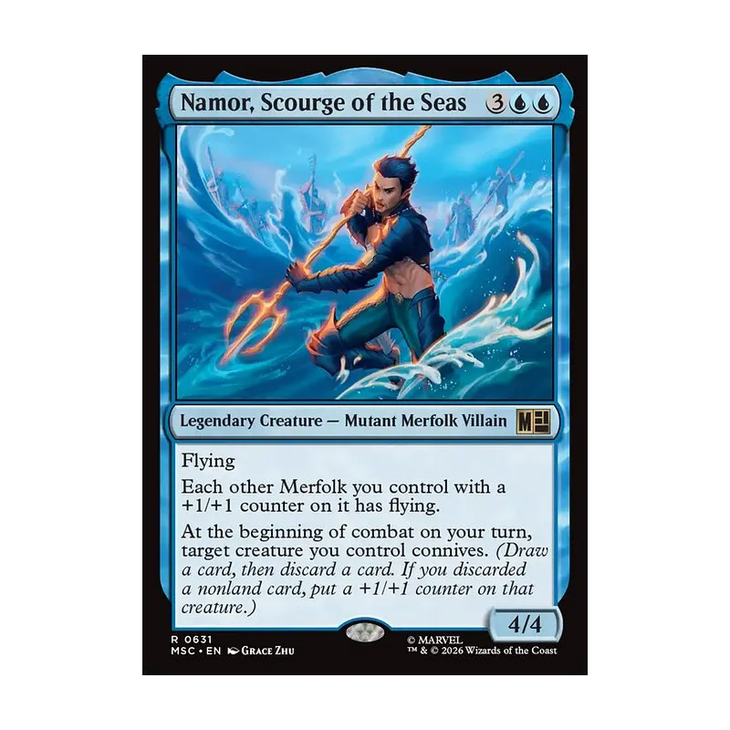 Namor, Scourge of the Seas - Marvel Super Heroes Commander (Near Mint)