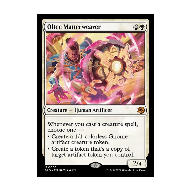 Oltec Matterweaver - The Big Score (Near Mint)
