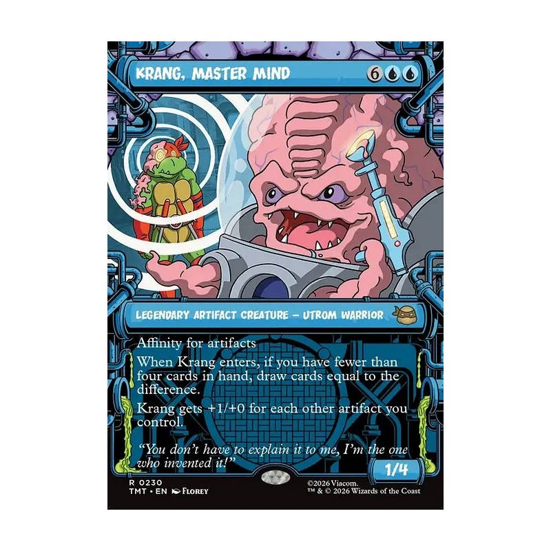 Krang, Master Mind (Showcase) - Teenage Mutant Ninja Turtles (Near Mint)
