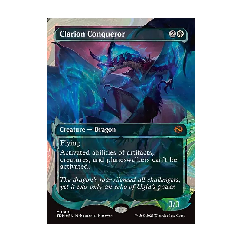 Clarion Conqueror (Showcase) (Halo Foil) - Tarkir: Dragonstorm (Foil Near Mint)
