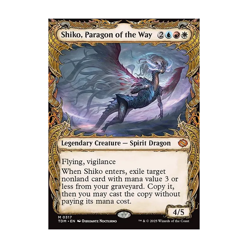 Shiko, Paragon of the Way (Showcase) - Tarkir: Dragonstorm (Near Mint)