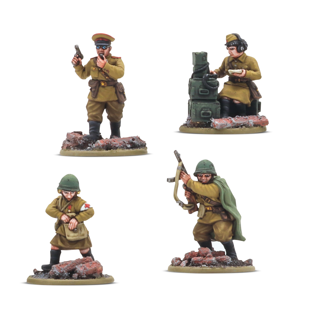 Bolt Action 3E: Soviet Infantry HQ (New Arrival) Bolt Action 3E: Soviet Infantry HQ (New Arrival)