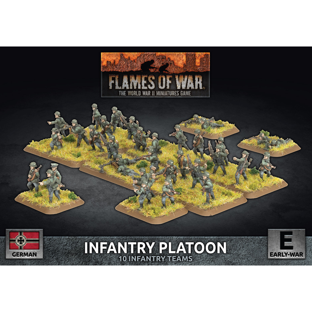 Flames of War WW2: German - Infantry Platoon (Preorder)