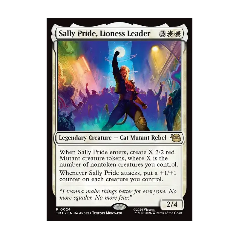 Sally Pride, Lioness Leader - Teenage Mutant Ninja Turtles (Near Mint)